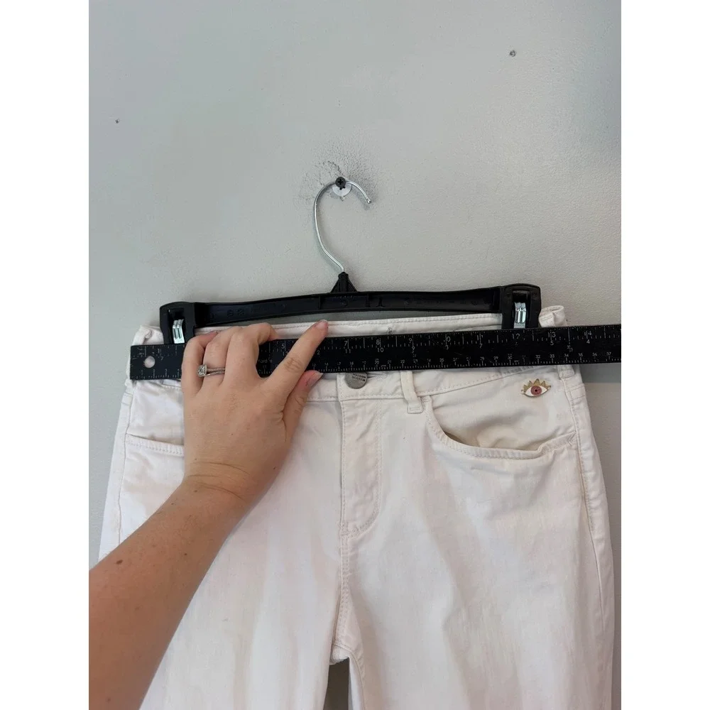 Maison Scotch La Bohemienne Mid Rise Skinny Jeans White 27/32